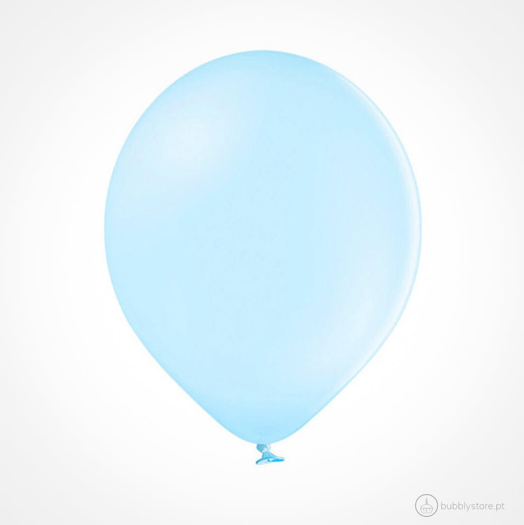 Balões Azul Pastel (30cm) - Bubbly