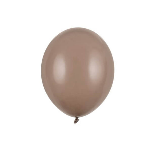 Balões Castanho Cappuccino (12cm) - Bubbly