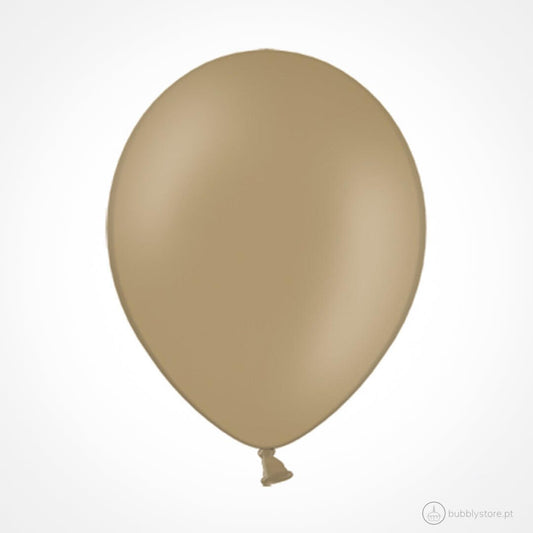 Balões Castanho Cappuccino (30cm) - Bubbly