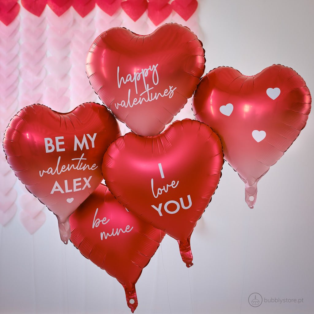 Balões Customizáveis Dia dos Namorados - Bubbly